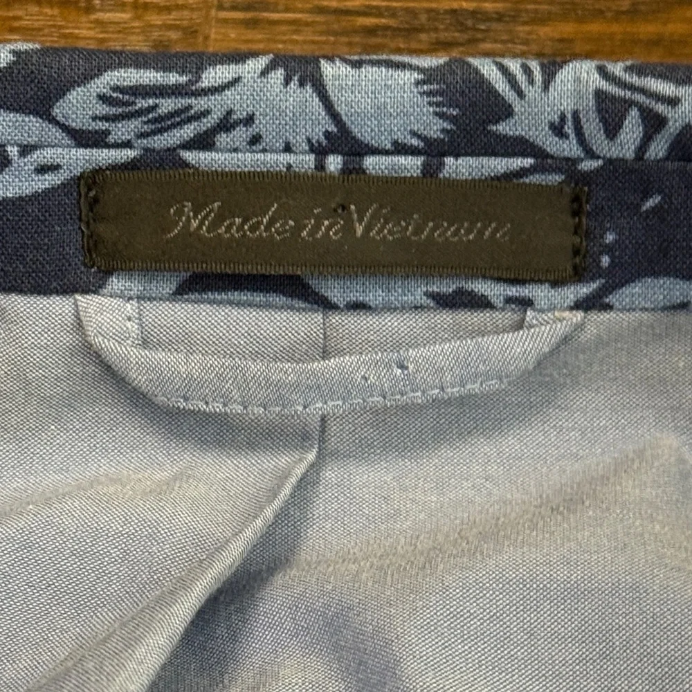 NWT Izod Men's Floral Linen Blend Blazer